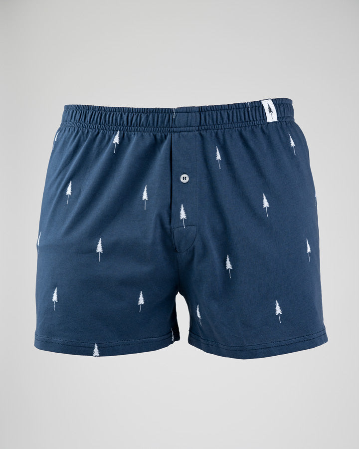 Nikin Treeboxers Allover Boxershorts Navy