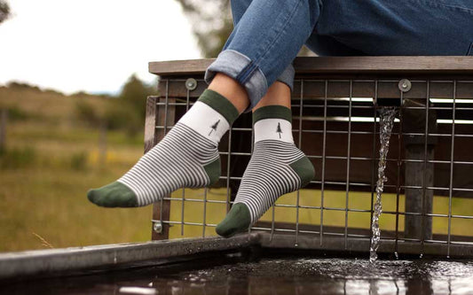 Nikin Tree Socks Standard Stripes Green