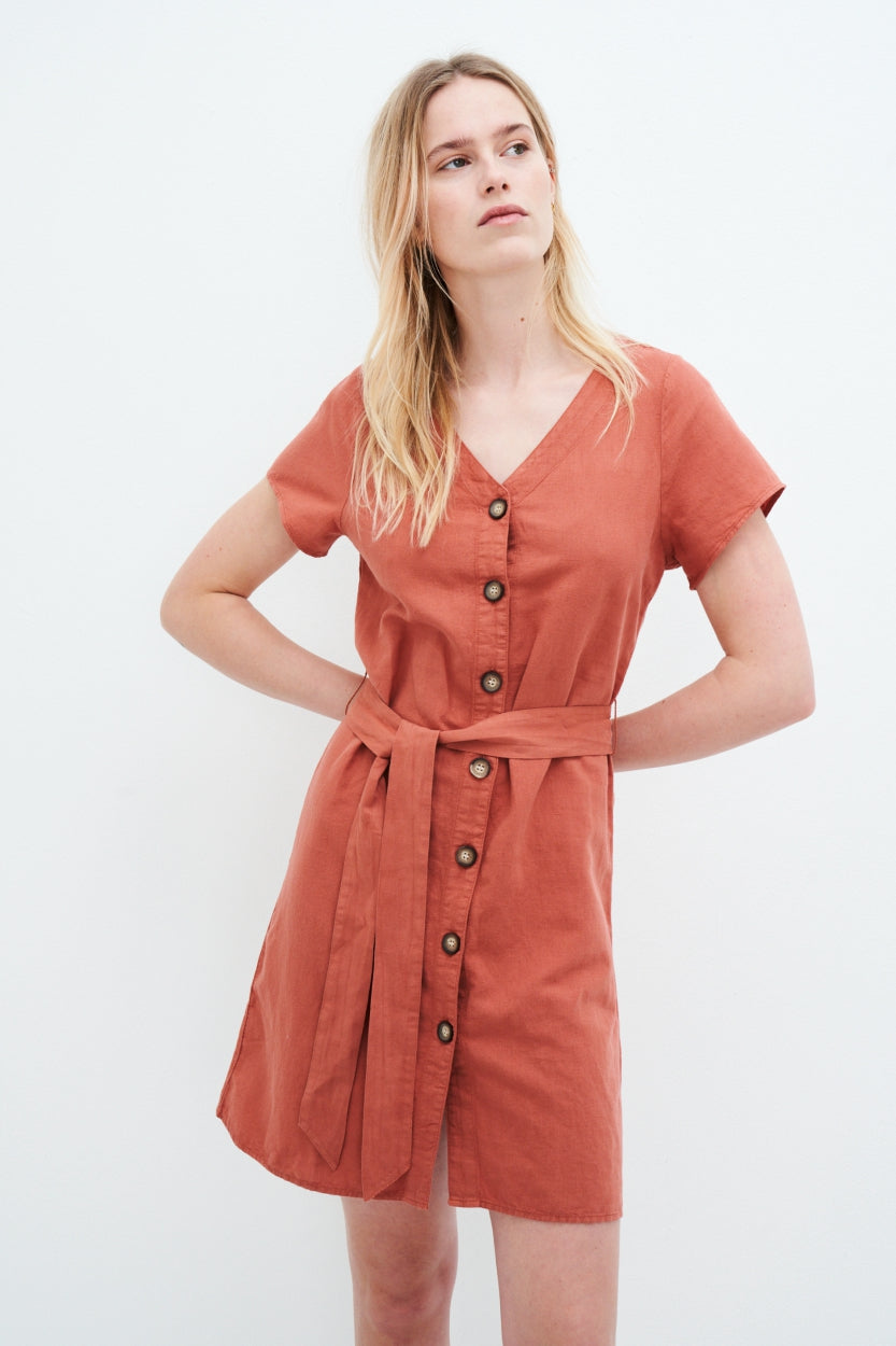 Kuyichi Ella Dress Leinenkleid