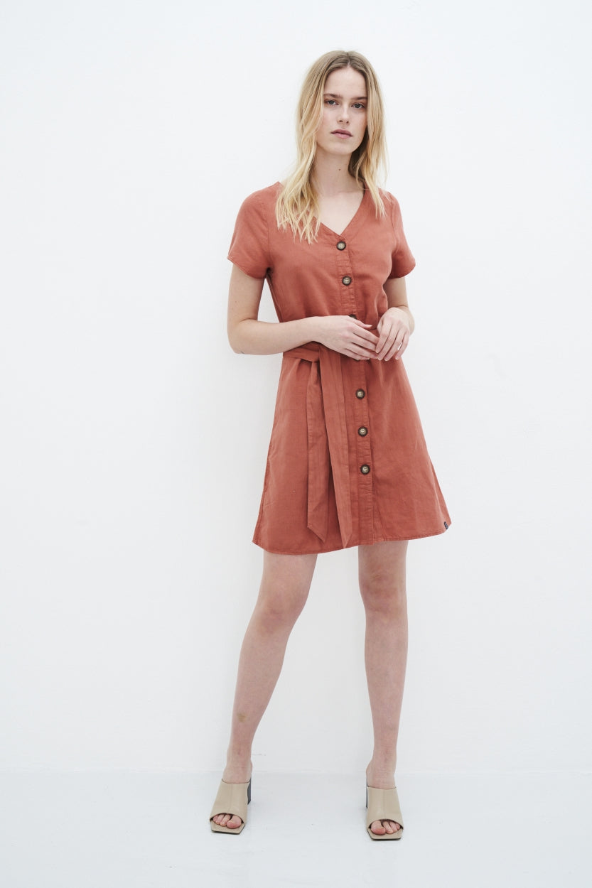 Kuyichi Ella Dress Leinenkleid