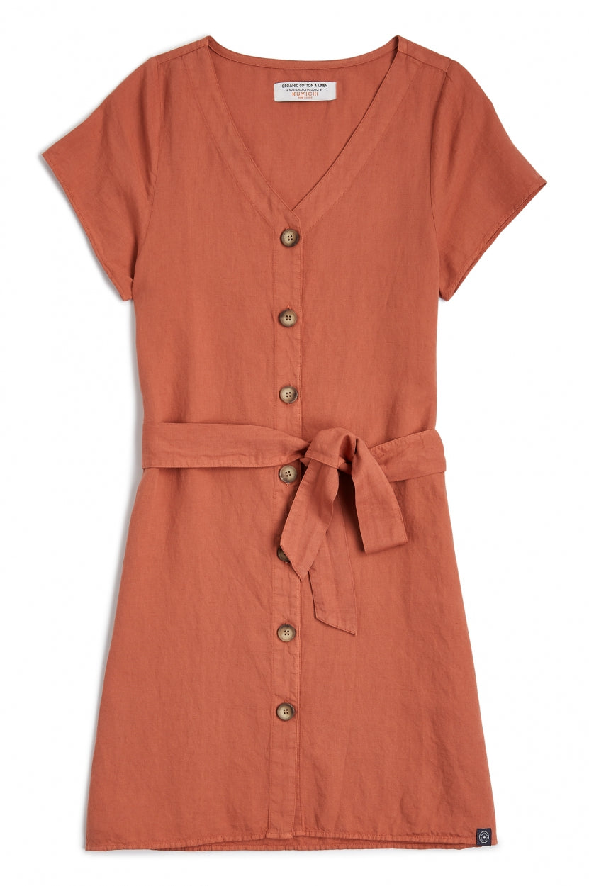 Kuyichi Ella Dress Leinenkleid