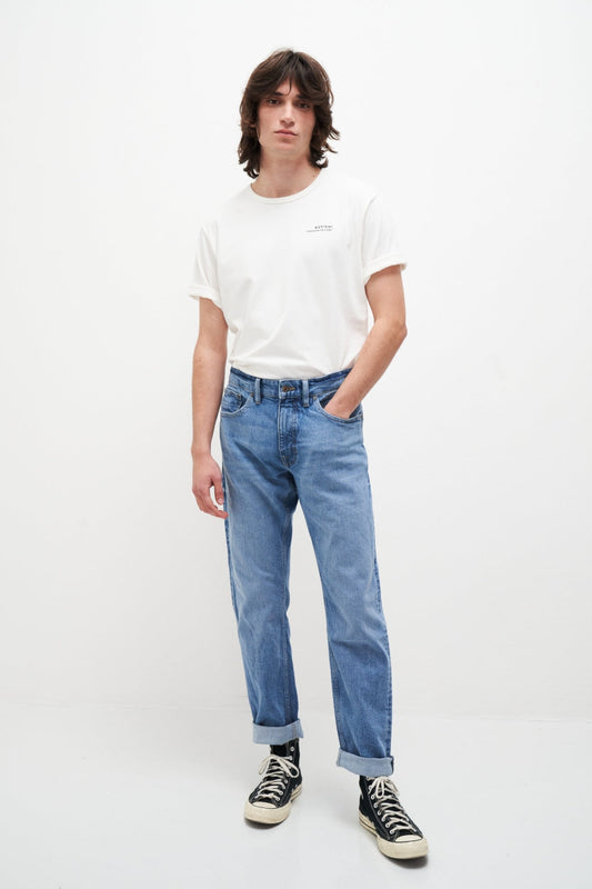 Kuyichi Scott Regular Horizon Blue Relaxed Fit Jeans für Herren