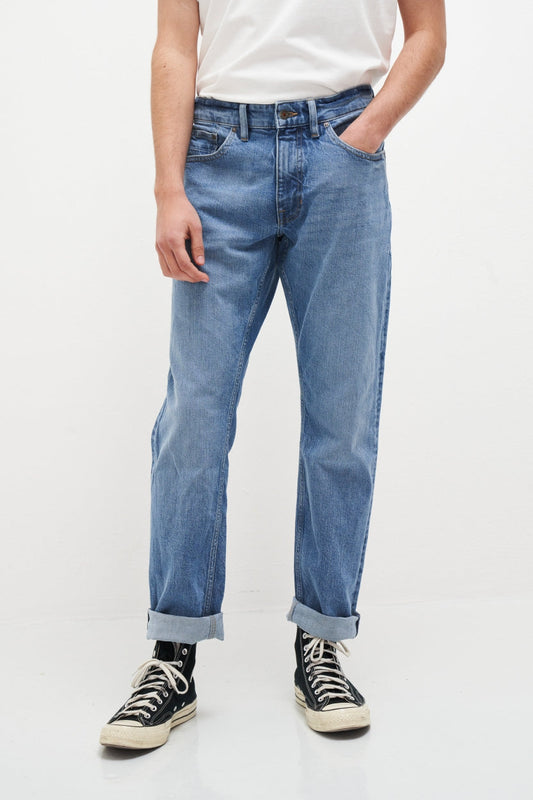 Kuyichi Scott Regular Horizon Blue Relaxed Fit Jeans für Herren