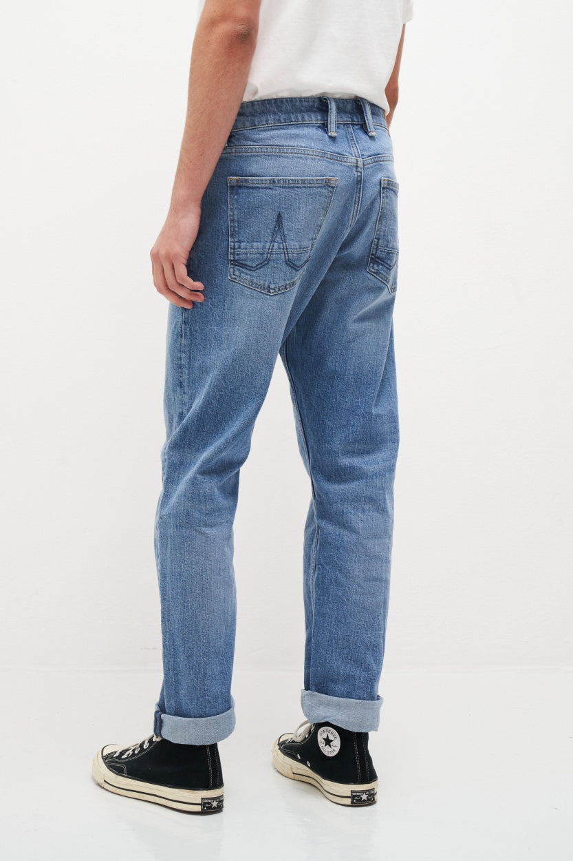 Kuyichi Scott Regular Horizon Blue Relaxed Fit Jeans für Herren