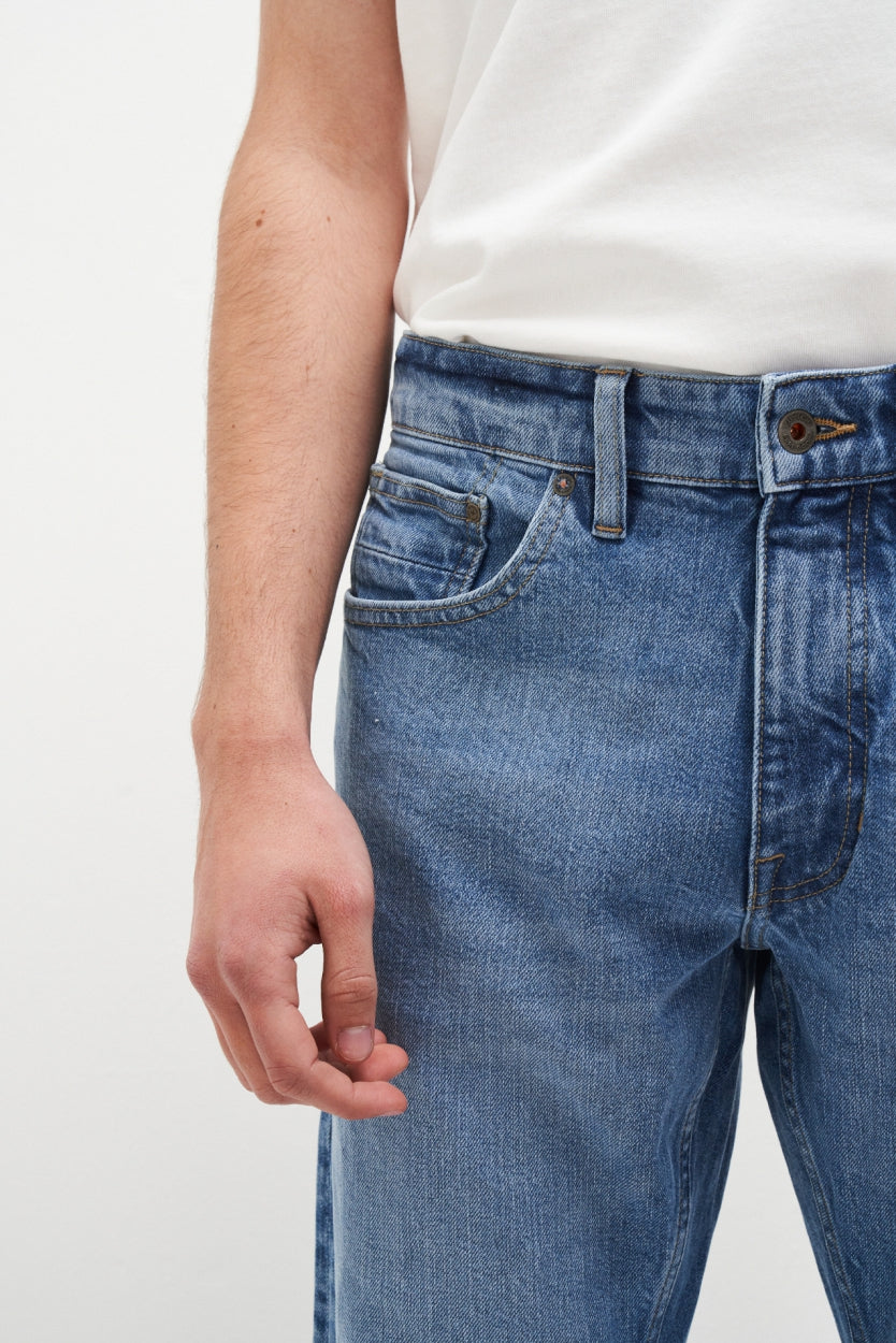 Kuyichi Scott Regular Horizon Blue Relaxed Fit Jeans für Herren
