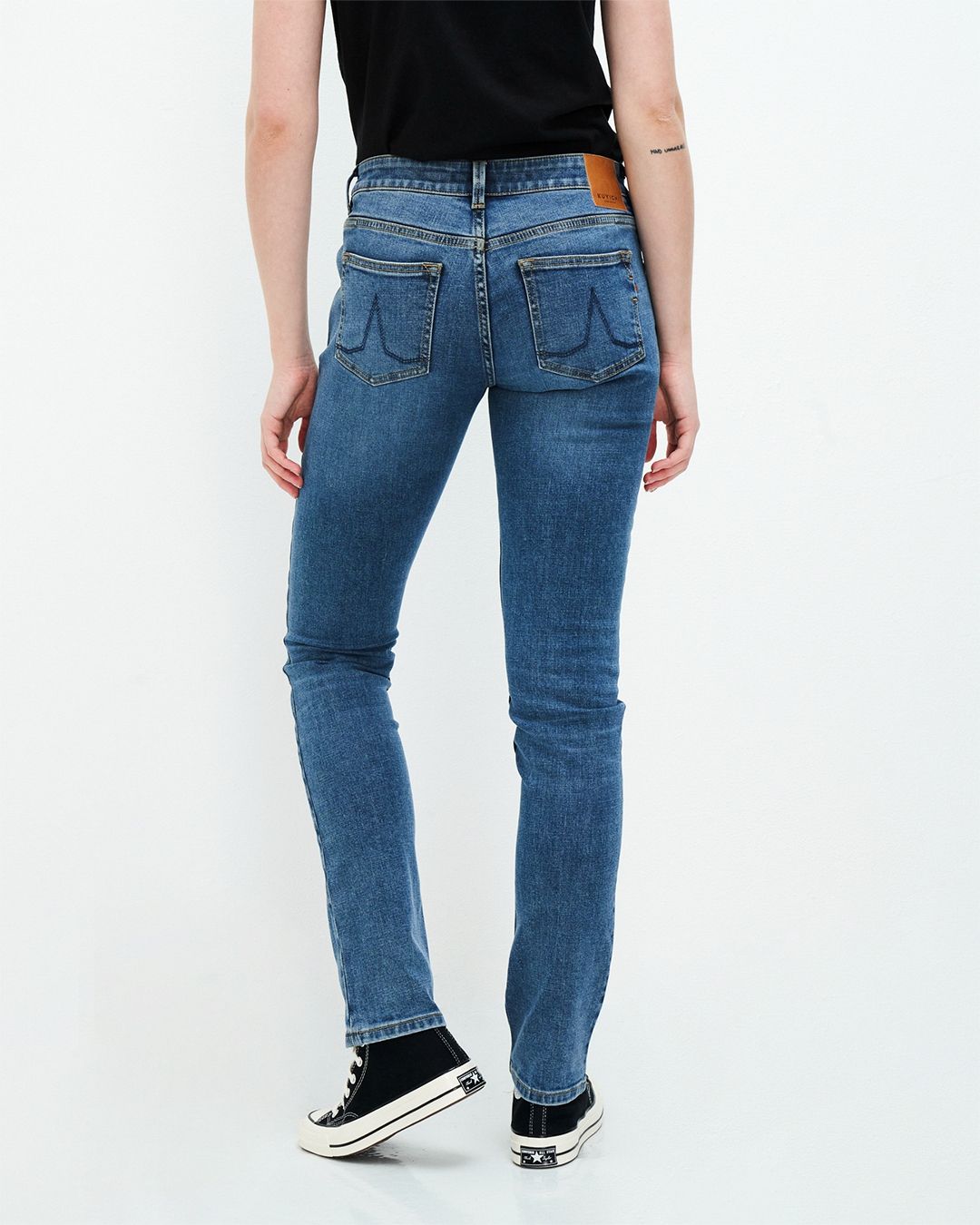 Kuyichi Suzie Slim Icon Blue Jeans für Damen
