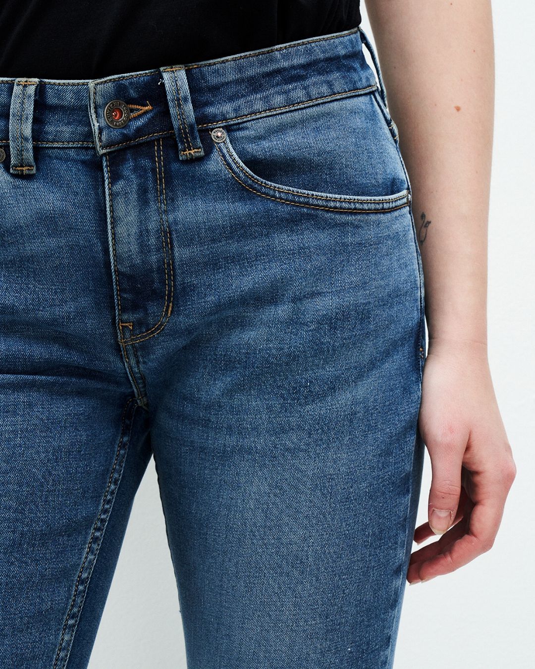 Kuyichi Suzie Slim Icon Blue Jeans für Damen
