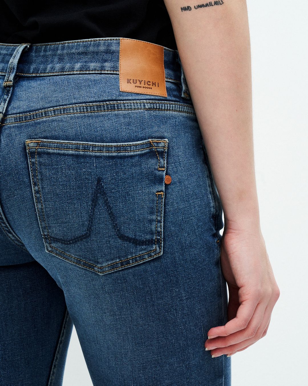 Kuyichi Suzie Slim Icon Blue Jeans für Damen