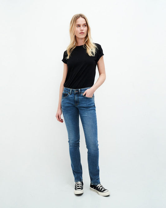 Kuyichi Suzie Slim Icon Blue Jeans für Damen