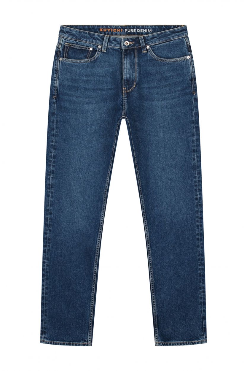 Kuyichi Rosa Straight Dark Blue Jeans für Damen