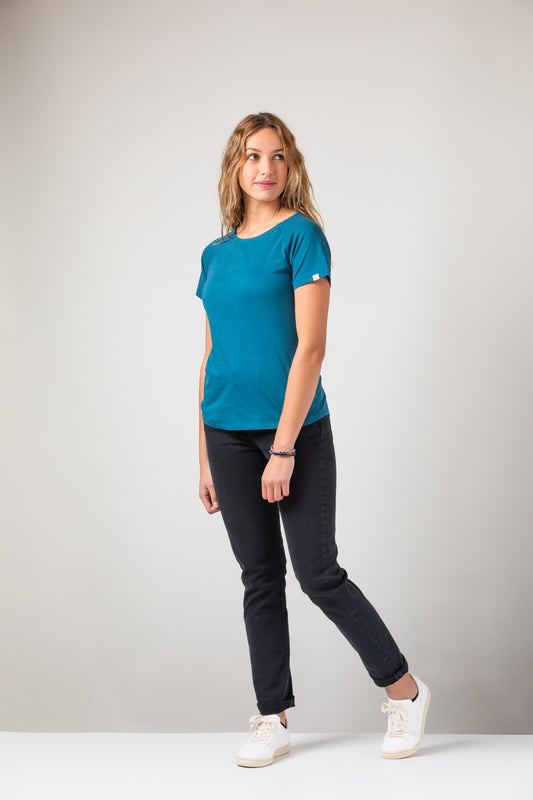 ZRCL Damen-T-Shirt aus Biobaumwolle (Basic T-Shirt)