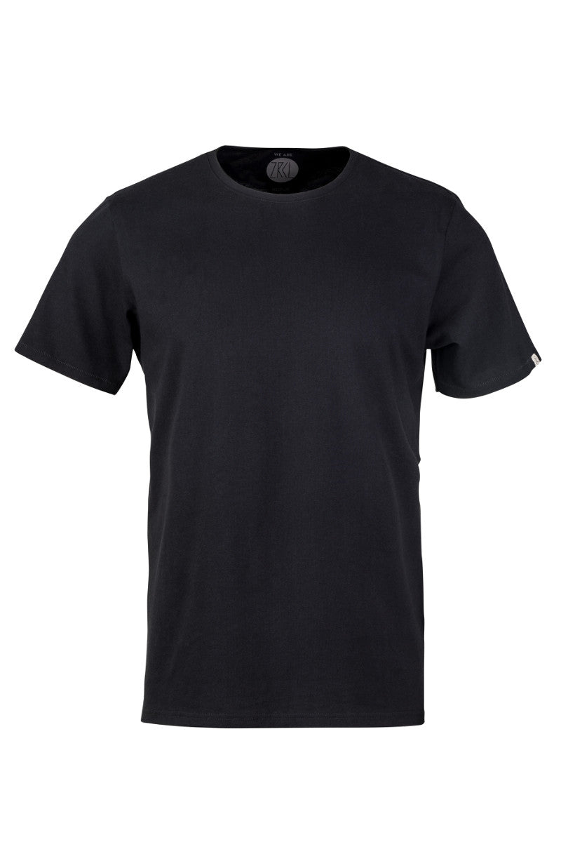 ZRCL Männer-T-Shirt aus Biobaumwolle (Basic T-Shirt Black)
