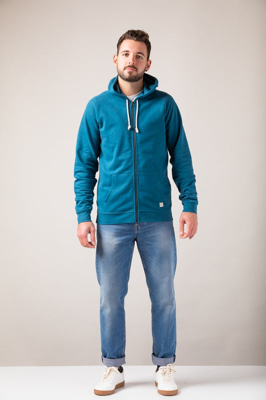 ZRCL Männer-Zip-Hoodie aus Biobaumwolle (Basic Zip-Hoodie)