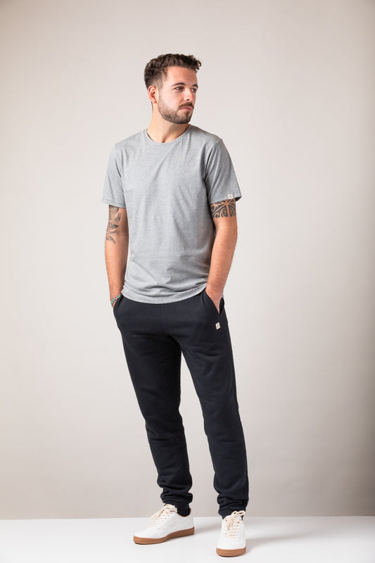 ZRCL Männer-T-Shirt aus Biobaumwolle (Basic T-Shirt Stone Grey)