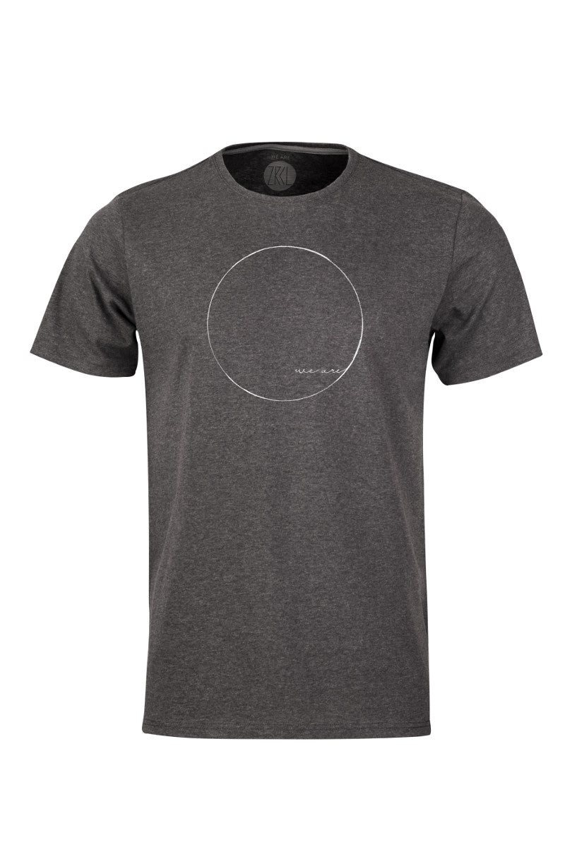 ZRCL Männer-T-Shirt aus Biobaumwolle (WE ARE T-Shirt Onyx)