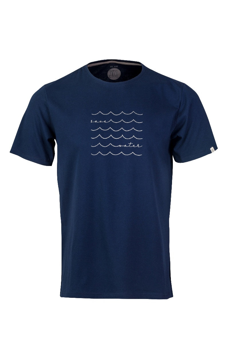 ZRCL Männer-T-Shirt aus Biobaumwolle (Save Water T-Shirt)