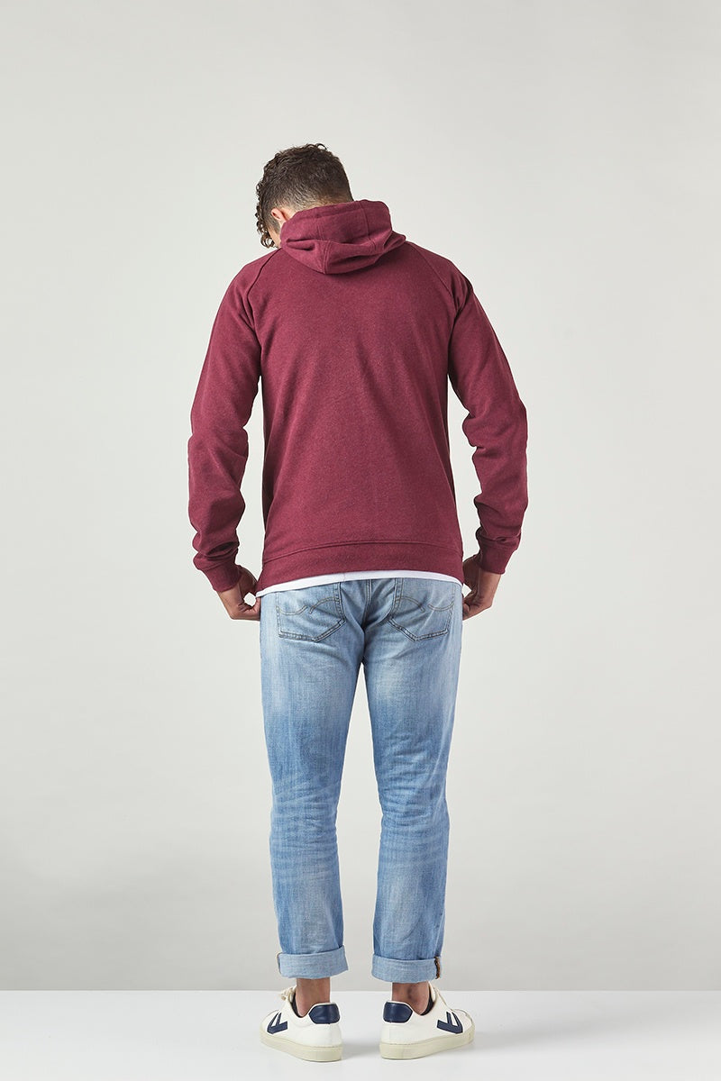 ZRCL Männer-Zip-Hoodie aus Biobaumwolle (Basic Zip-Hoodie)