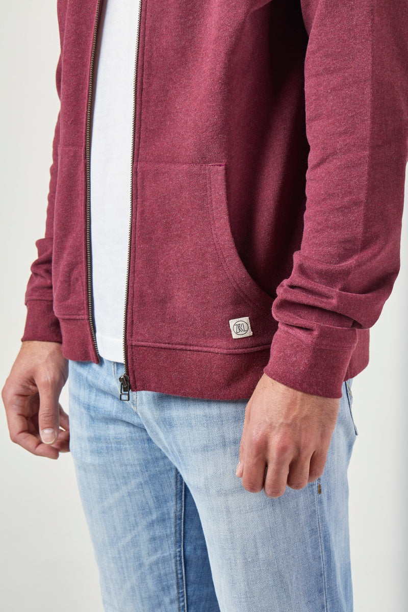 ZRCL Männer-Zip-Hoodie aus Biobaumwolle (Basic Zip-Hoodie)