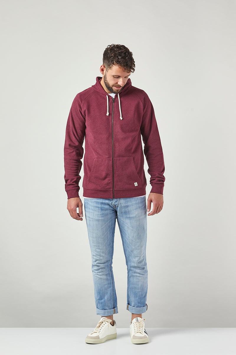 ZRCL Männer-Zip-Hoodie aus Biobaumwolle (Basic Zip-Hoodie)