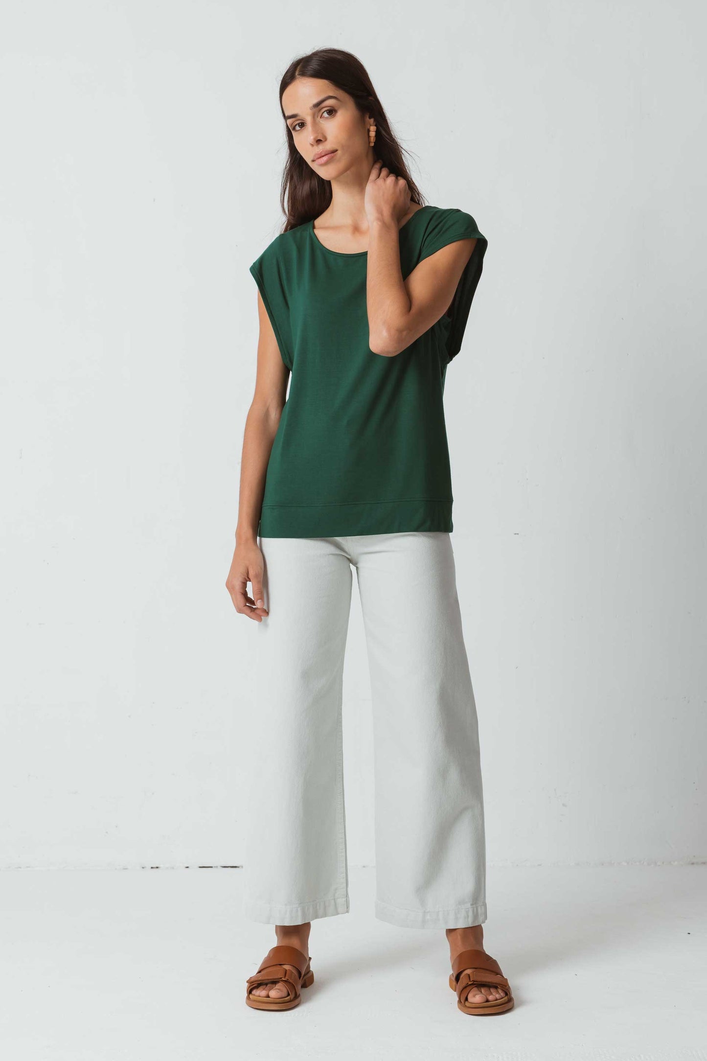 SKFK HAMAIKA BASIC SHIRT MIT Rundhalsausschnit und kurzen Ärmeln