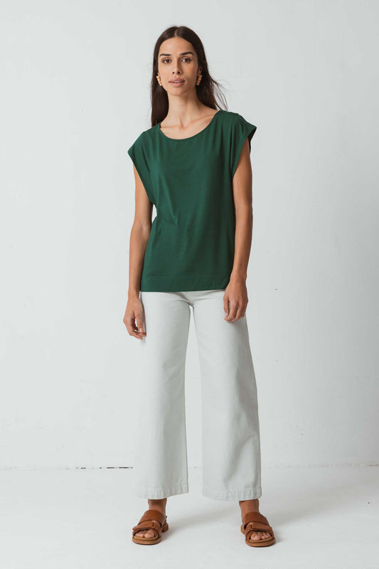 SKFK HAMAIKA BASIC SHIRT MIT Rundhalsausschnit und kurzen Ärmeln