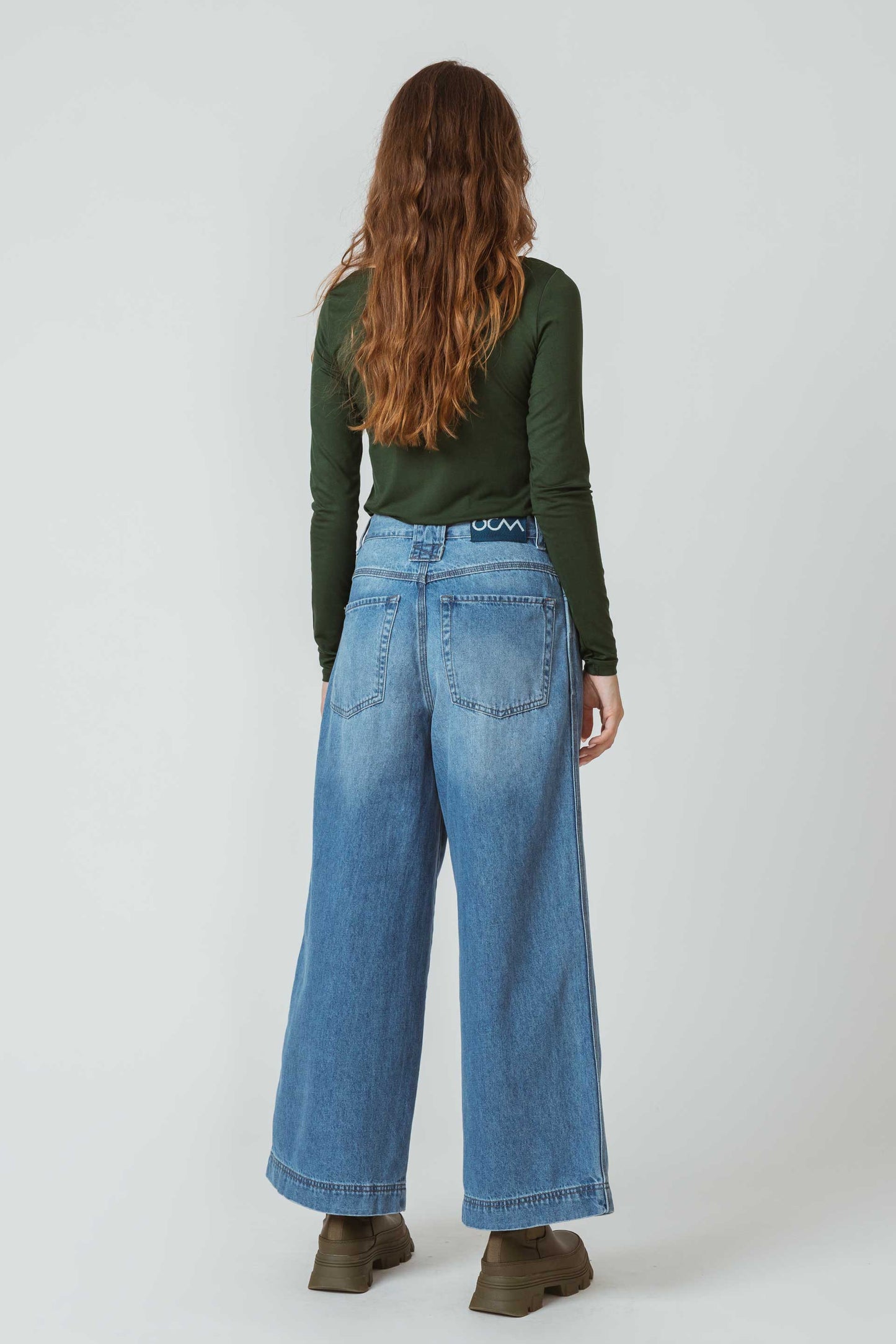 SKFK HOGEITAHAMABI Langärmeliges T-Shirt mit Rundhalsausschnitt. Dunkelgrün