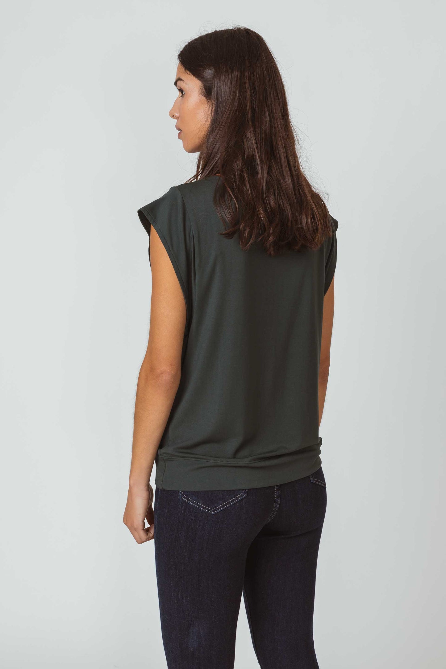 SKFK MAIDALENA WOMEN T-SHIRT DARK GREEN