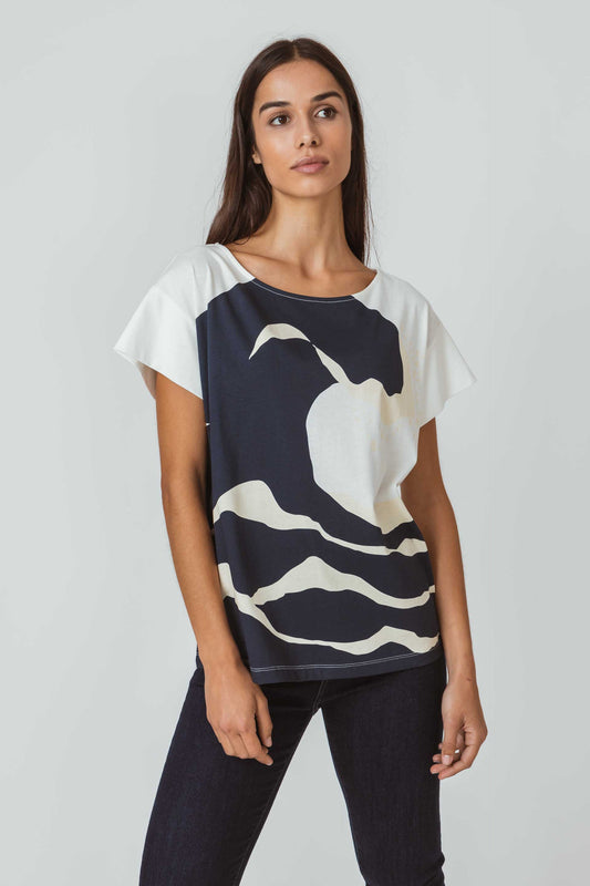 SKFK KATTALIN WOMEN T-SHIRT NAVY
