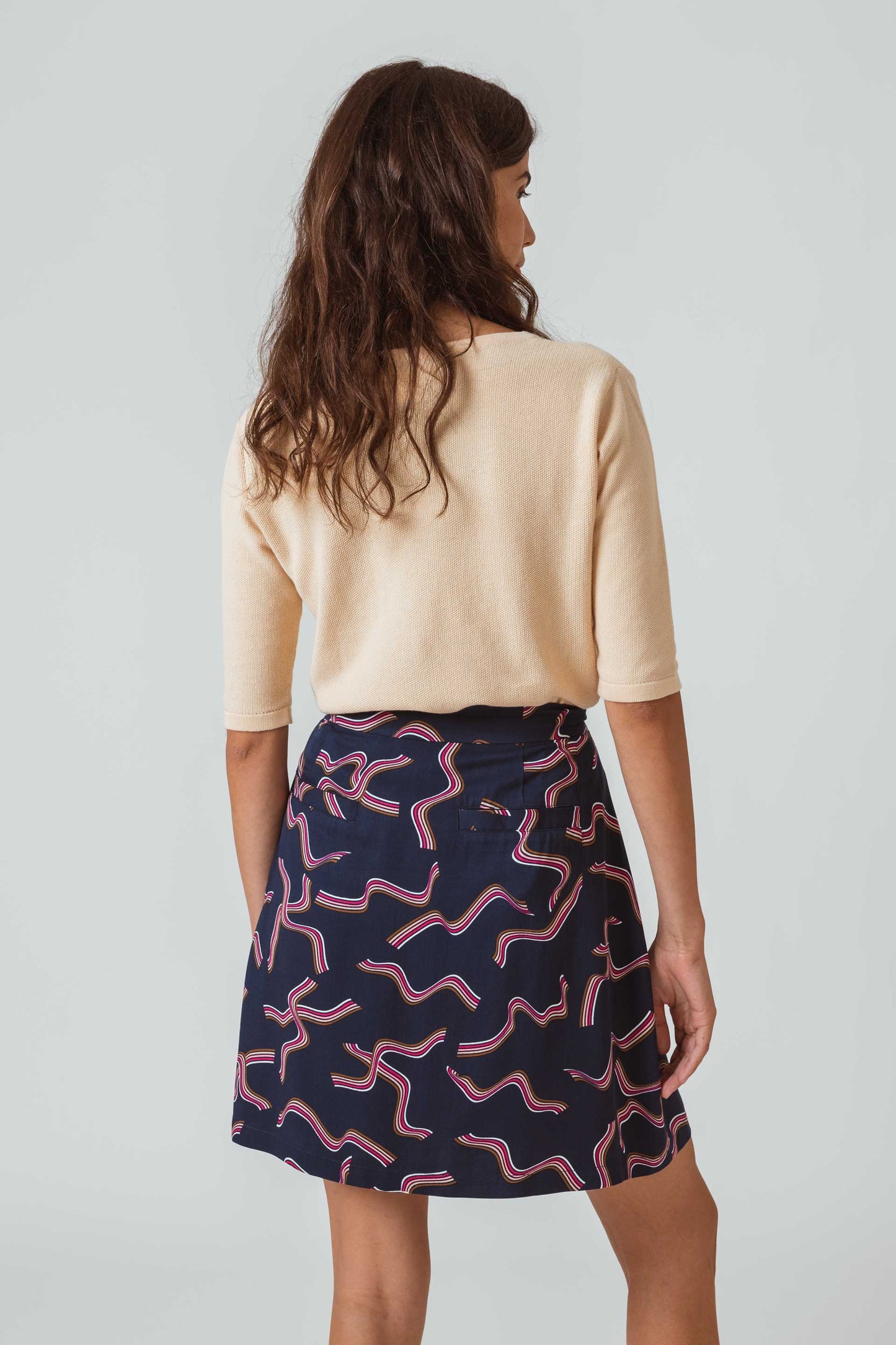 SKFK KENARE WOMEN T-SHIRT CREAM