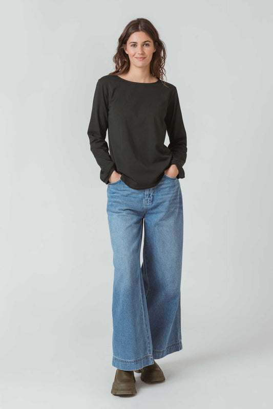 SKFK TEA Oberteil aus Bio-Baumwolle mit Rundhalsausschnitt