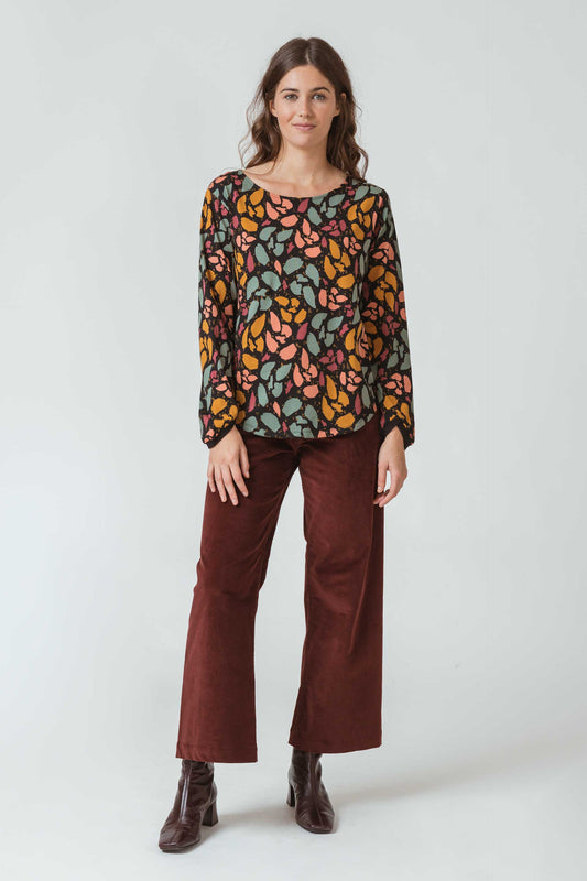 SKFK TEA Oberteil aus Bio-Baumwolle mit Rundhalsausschnitt