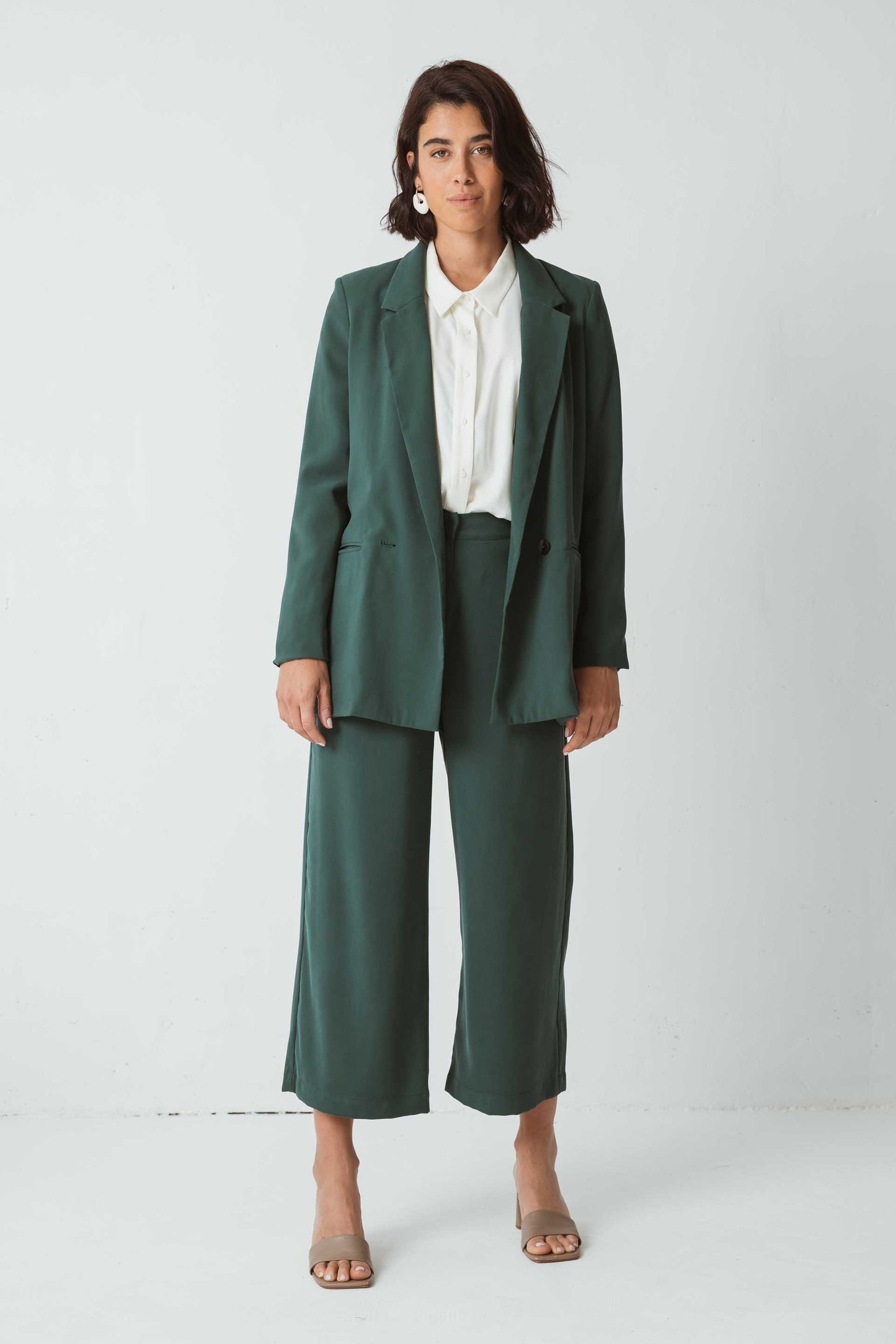 SKFK ILIA Trouser Culotte-Hose, schräge Taschen und Reissverschluss