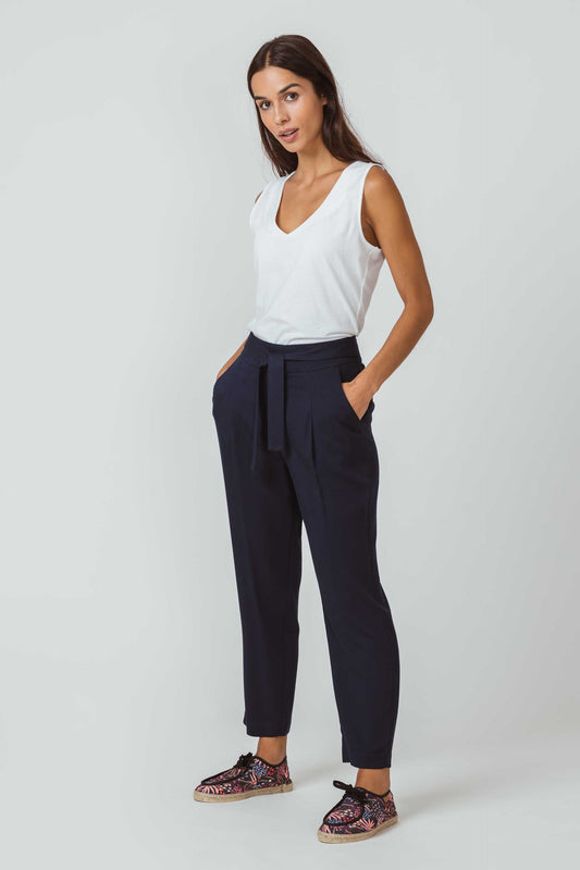 SKFK LEKUINE WOMEN TROUSER NAVY