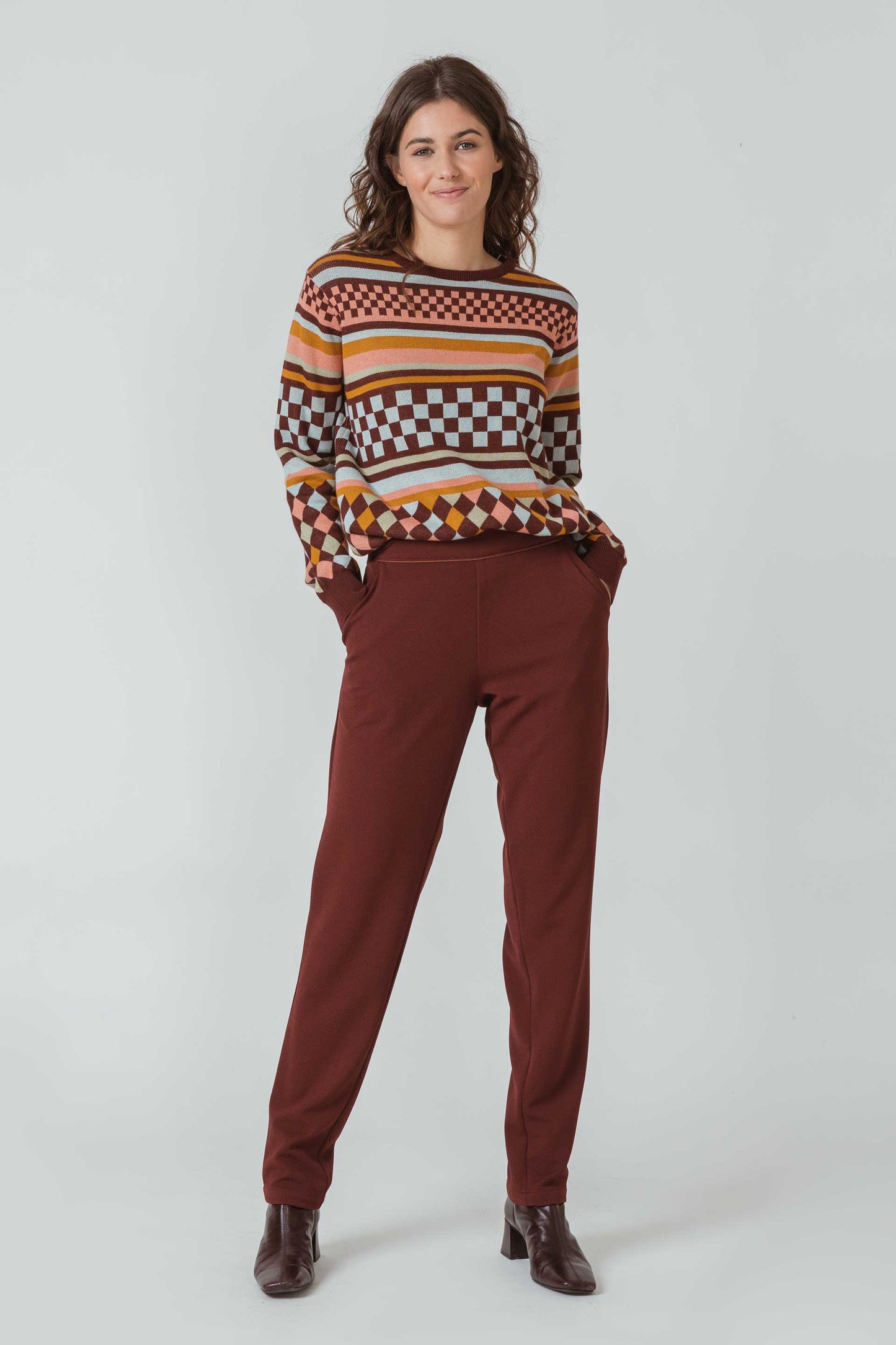SKFK EURIALE Elegante Hose für stylebewusste Frau aus recykliertem Polyester