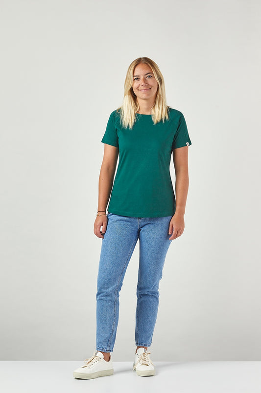 ZRCL Damen-T-Shirt aus Biobaumwolle Grün