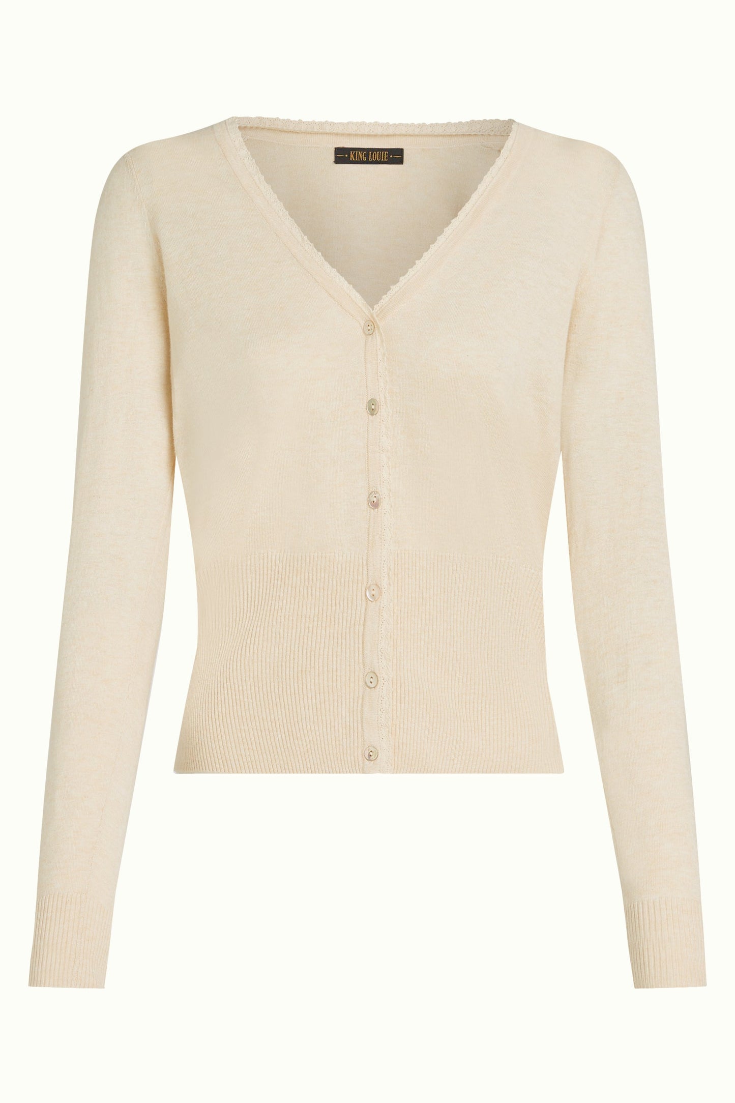 King Louie Cardi V Cocoon  Cream