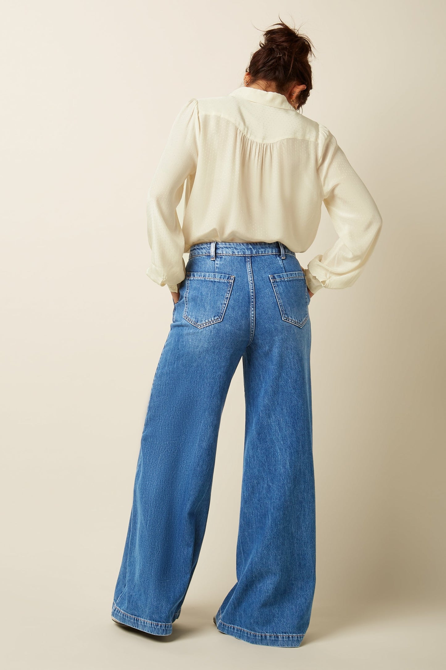 King Louie Carina Blouse Sista Ivory