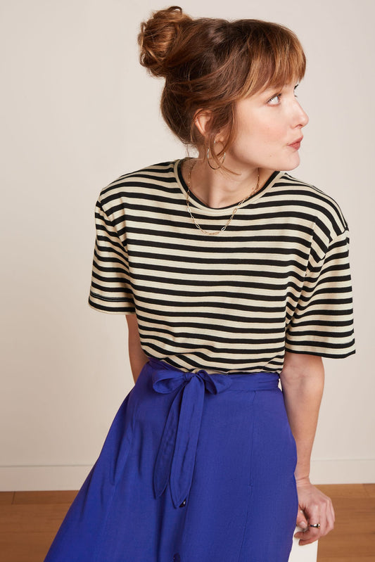 King Louie Boxy Top Chopito Stripe