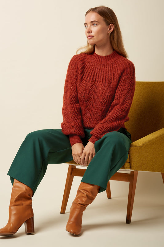 King Louie Federica Pants Marple pine green