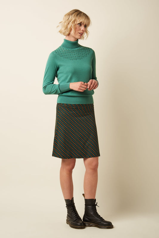 King Louie Border Skirt Brisk
