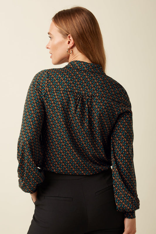 King Louie Maisie Blouse Brisk