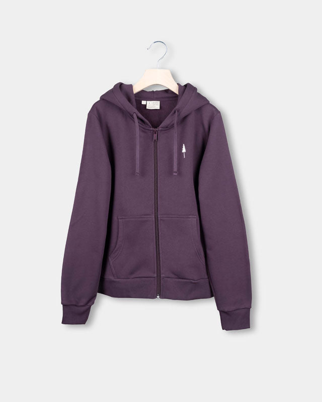 Nikin TreeHoodie Zip Women Deep Purple