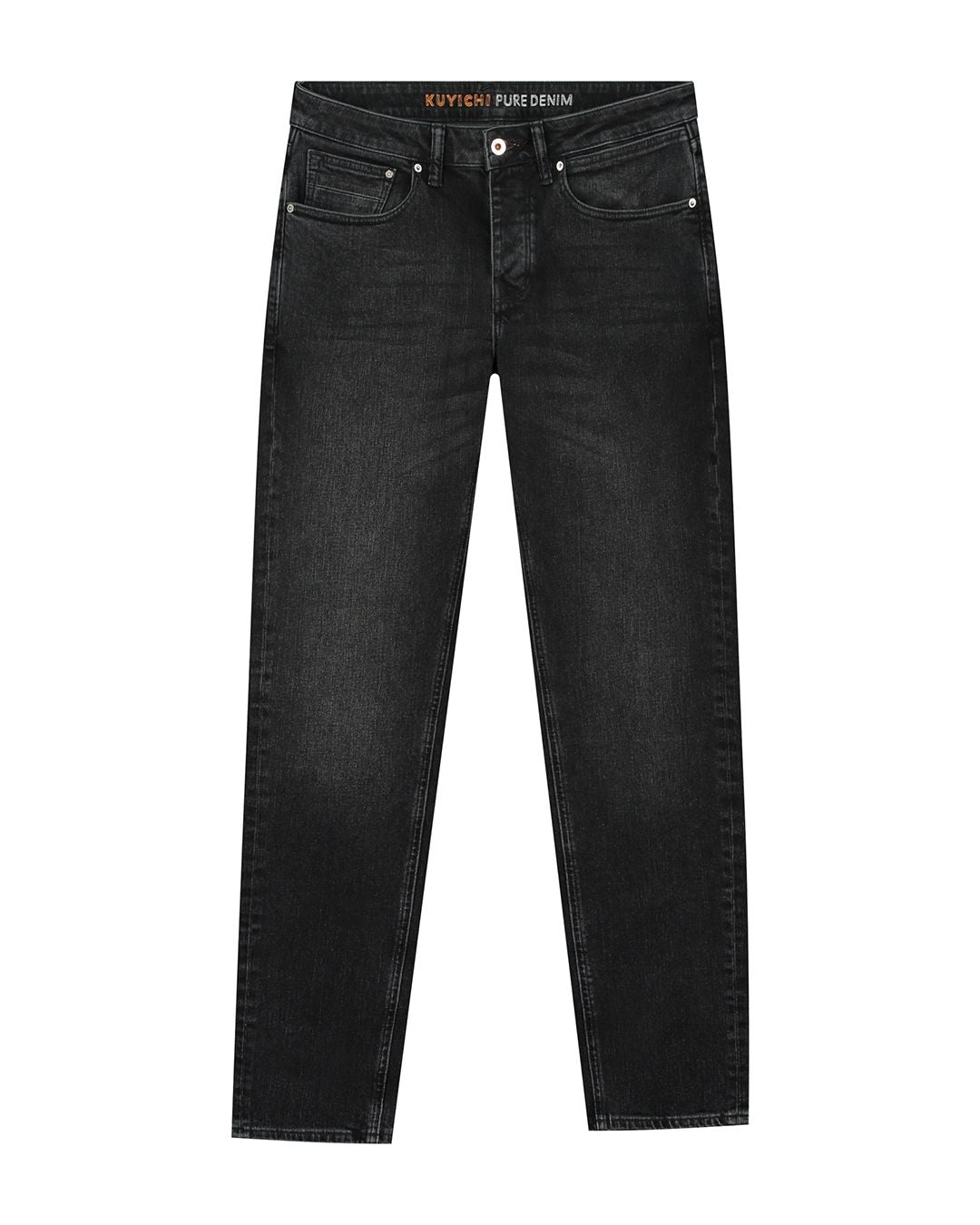 Kuyichi Jim Regular Slim Vintage Black Jeans
