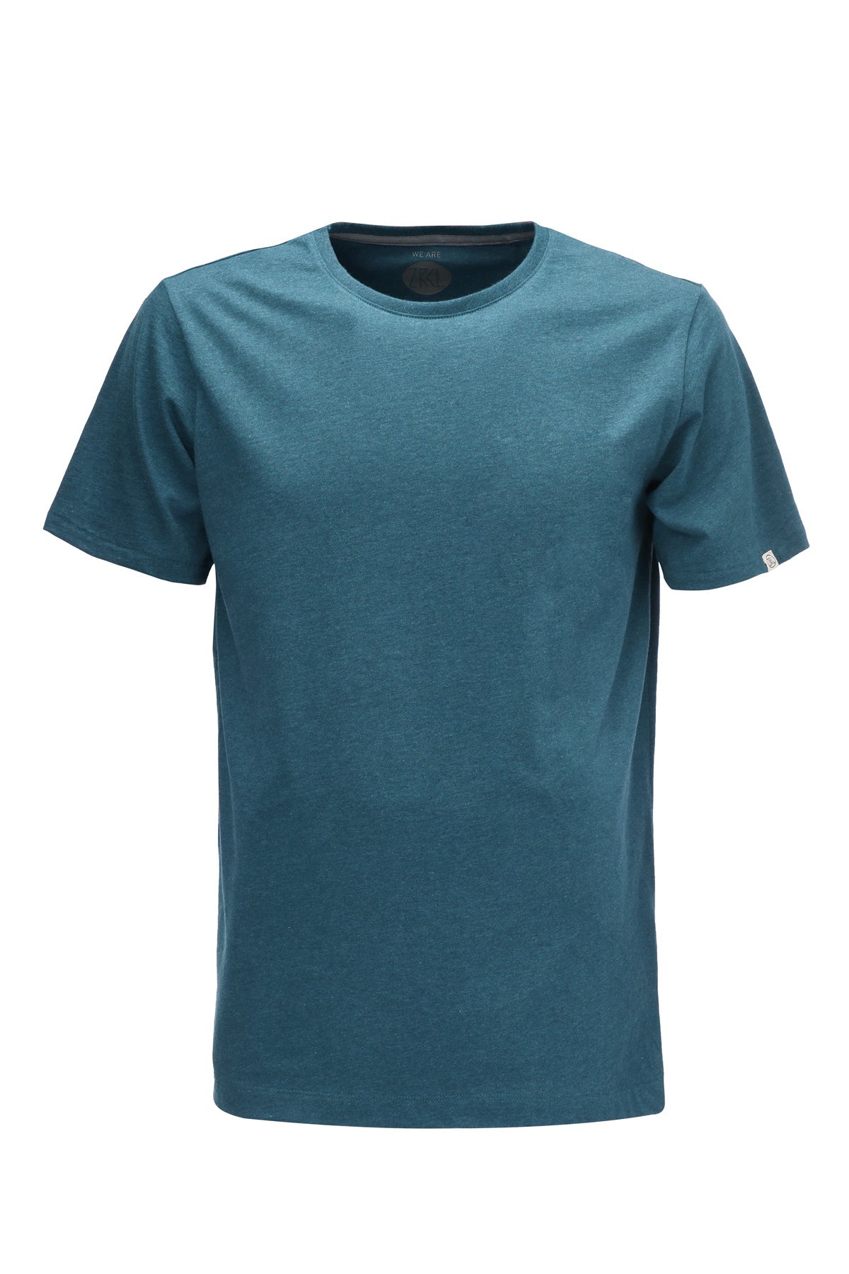 ZRCL Männer-T-Shirt aus Biobaumwolle (Basic T-Shirt Petrol Mel)