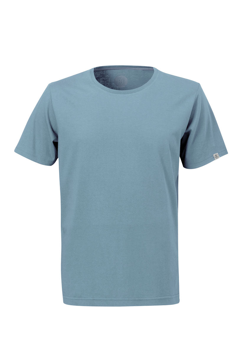 ZRCL Männer-T-Shirt aus Biobaumwolle (Basic T-Shirt Steel Blue)