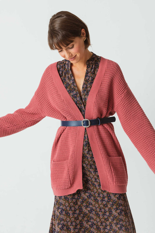 SKFK ALESA SWEATER Offene Strickjacke aus GOTS- und Fairtrade®-zertifizierter Bio-Baumwolle