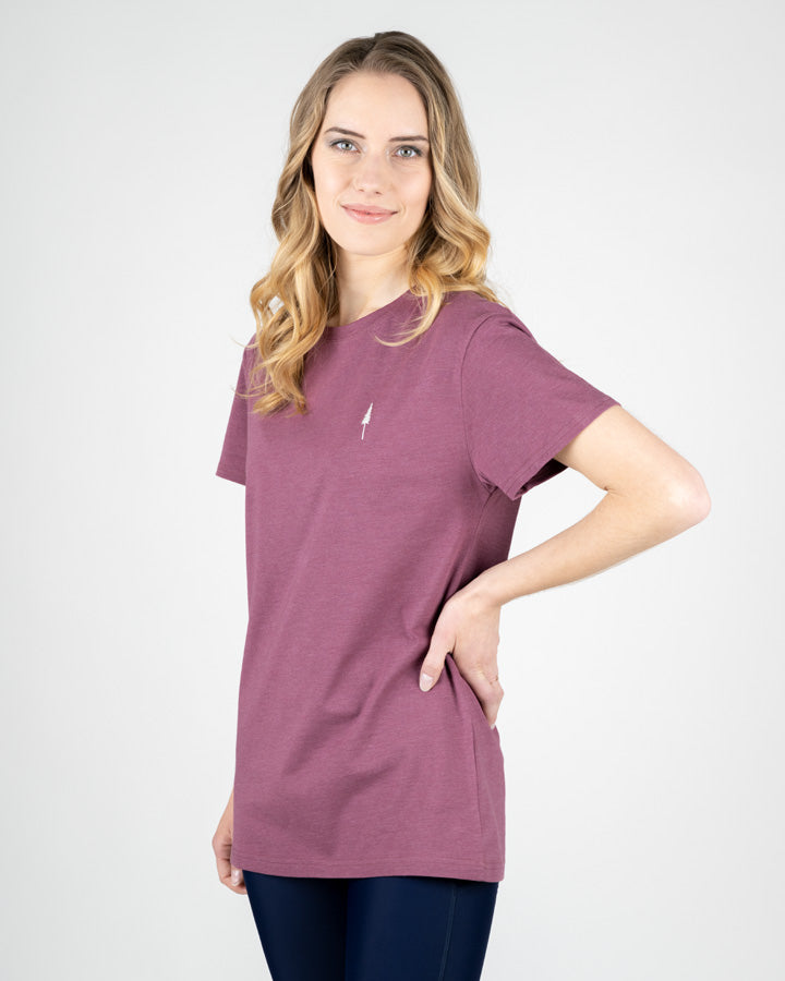 Nikin Basic Unisex T-Shirt Bordeaux Mel
