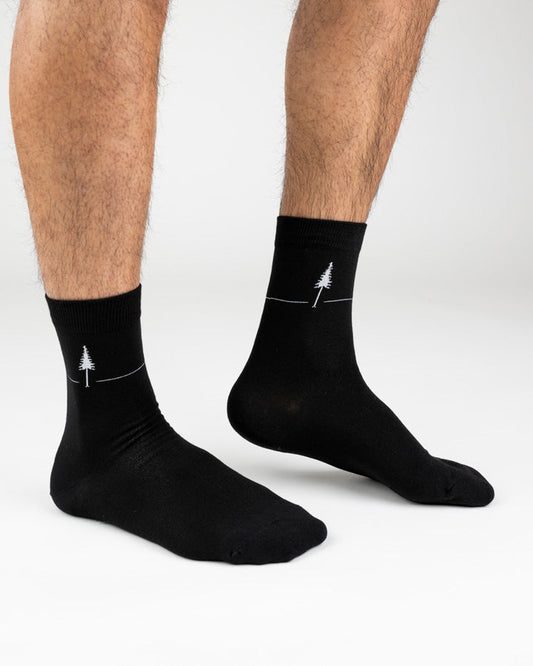 Nikin Tree Socks Standard Single Black