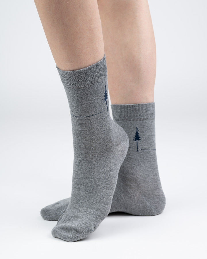 Nikin Tree Socks Standard Single Navy-Grey
