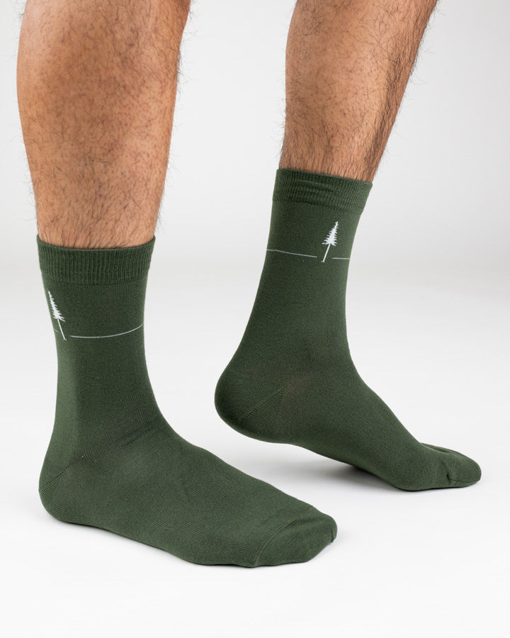 Nikin Tree Socks Standard Single Green